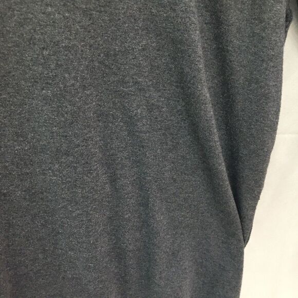 Arrow Solid Dark Gray Long Sleeve Knit Shirt Size XL Mens Casual Crew Neck - Picture 3 of 12